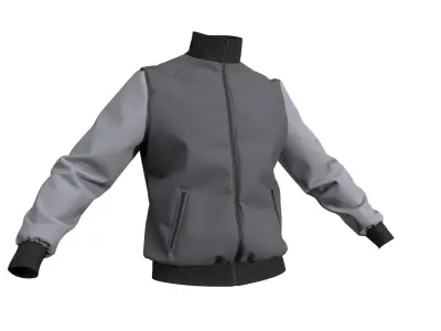Sports Jacket - Marvelous Designer 3D model