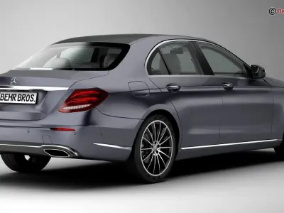 Mercedes E Class Exklusive 2017 3D model