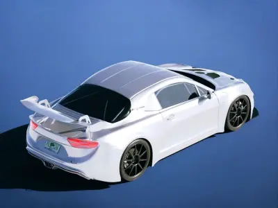 Alpine A110 GT4 2019 3D model