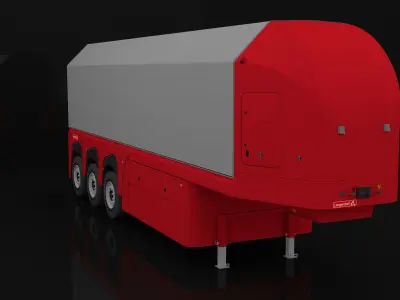 Cam dorsesi Low-poly 3D model