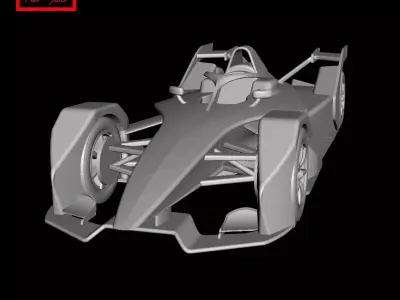 Formula E Gen2 2018 3D print model