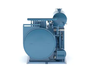 Steam Boiler 3D model