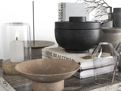 Decorative set 023 3D model