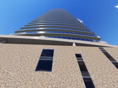 Tower 2 Low-poly 3D model