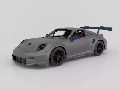 Porsche 911 GT3 Cup Motorsport Ready to Print STL Files 3D print model