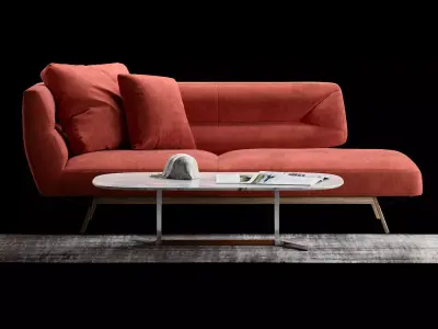Natuzzi Positano sofa 3D model