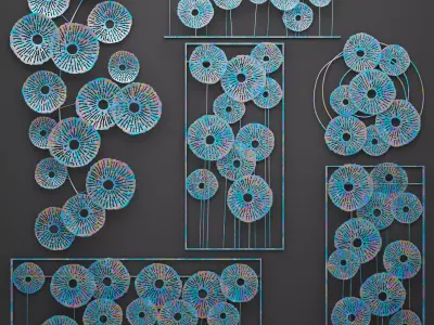 Patina Wall art Sculpture 3D model