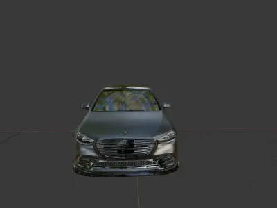 Realistic Rigged Brabus Car Detailed  and Animation Ready 3D model