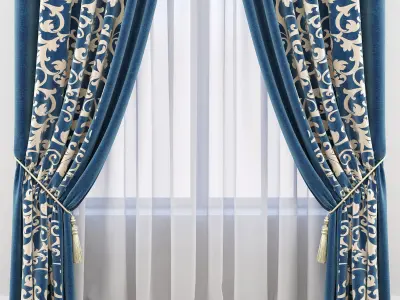 Set 57 Curtains 3D model