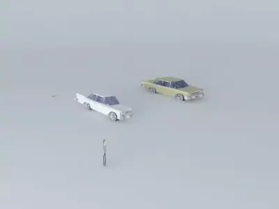 50s car 1 Free 3D model