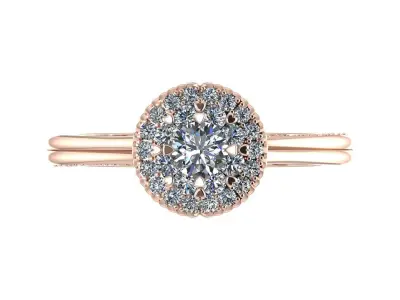 cincin solitaire 3D print model purchase