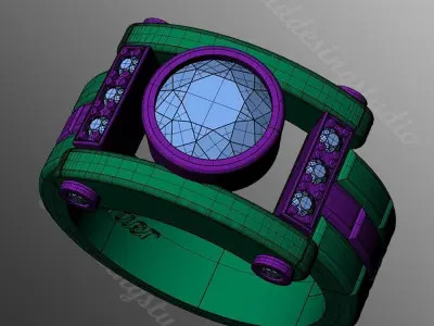 Ring bi 57 3D print model