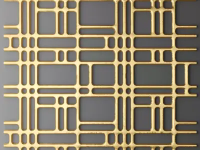 Panel lattice 7 3D model