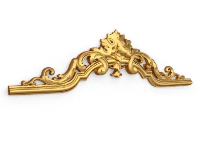 Classic carved decor ornament 399 3D model