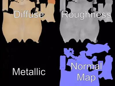 Charming Llama model pack Low-poly 3D model