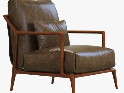 Philipp Selva INDIGO armchair 3D model