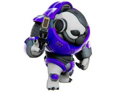 ALIEN TROOPER 7-V  Rigged for Unreal Engine - Unity - MIXAMO 3D model