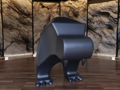 Tyrannosaurus Rex Creature Figure Art Toy  3D print model