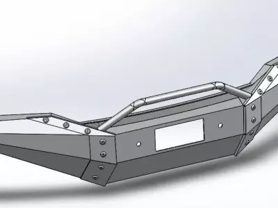 Tundra Front Bumper  3D model