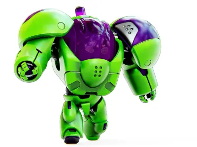 TOY BOT CYCLON B  Rigged for Unreal Engine - Unity - MIXAMO  3D model