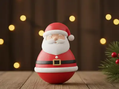 Santa Claus figure 3D print model