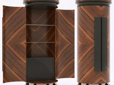 Francesco Molon W507 two doors cabinet EXTREME 3D model