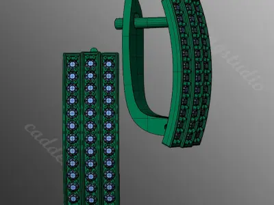 Earrings od77 3D print model