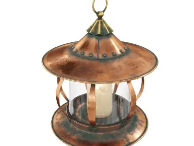 Vintage lamps 3D Model Collection