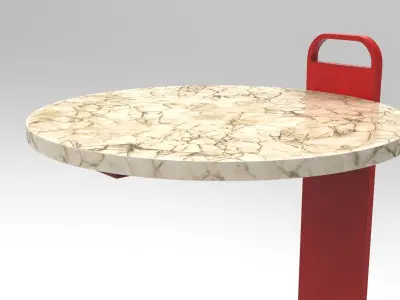 Loris Side Table Low-poly 3D model