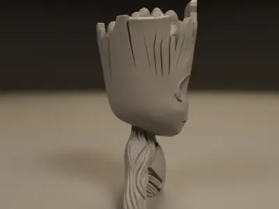 Baby Groot 3D print model
