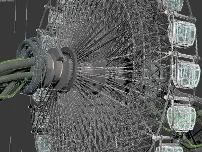 Ferris wheel 3D model