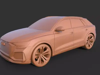 Audi RS Q8 3D print model