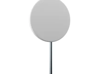 3d Roundabout Circulation sign  icon 3D model