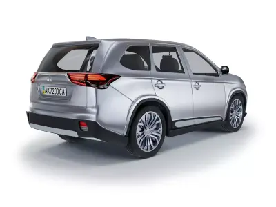 Mitsubishi outlander 2017 3D model