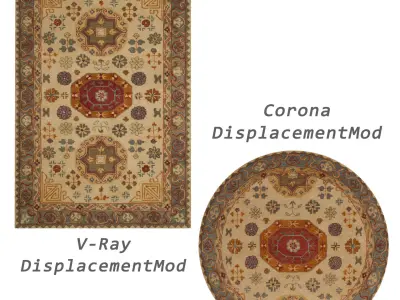 Rugs No 887 Low-poly 3D model