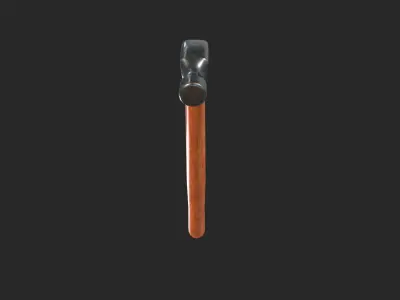 Hammer 3D Model Low-poly 3D model
