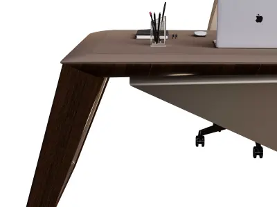 LUXURY Executive Office Desk H05 3D model