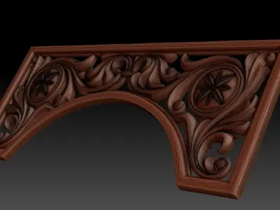 Decorative arc 3D model