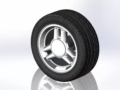 Wheels for scale model of Mk4 1995 3D print model