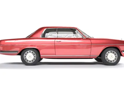 Mercedes Coupe W114 240D 3D model