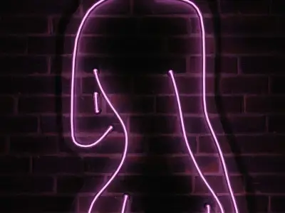 Neon 3D Model 13 - Body Shape 3 3D model