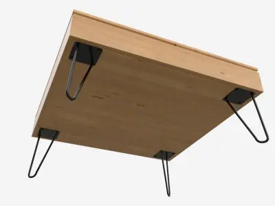 Rectangle Coffee Table 03 3D model