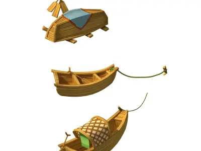 Game City - Boats 45 3D model