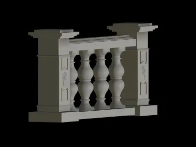 Balustrade v2 3D print model