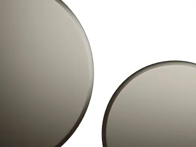 Cattelan Italia Hawaii Round Luxury Mirror Low-poly 3D model