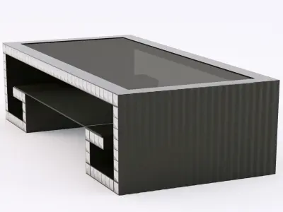 Francesco Molon T502 coctaile table COFFRE CHONOIS 3D model