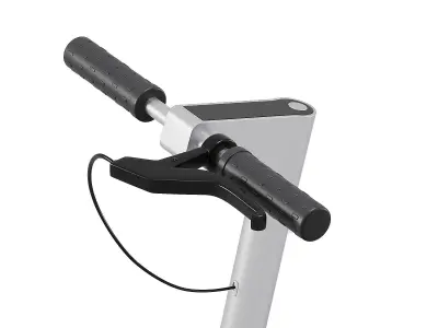 Electric bicycle Low-poly 3D model