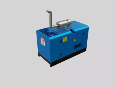 DG Diesel Generator 3D model