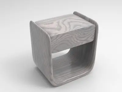 Miziro Night Stand Low-poly 3D model