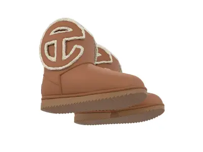 UGG X TELFAR Boots Low-poly 3D model